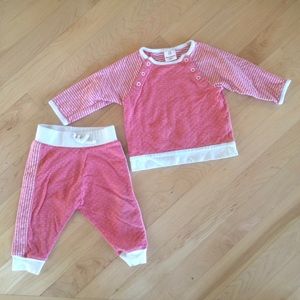 Hanna Andersson Matching Sets - Stripey Sleeve Sweatshirt, Side Stripe Sweats Hanna Andersson Matching Sets - Stripey Sleeve Sweatshirt, Side Stripe Sweats